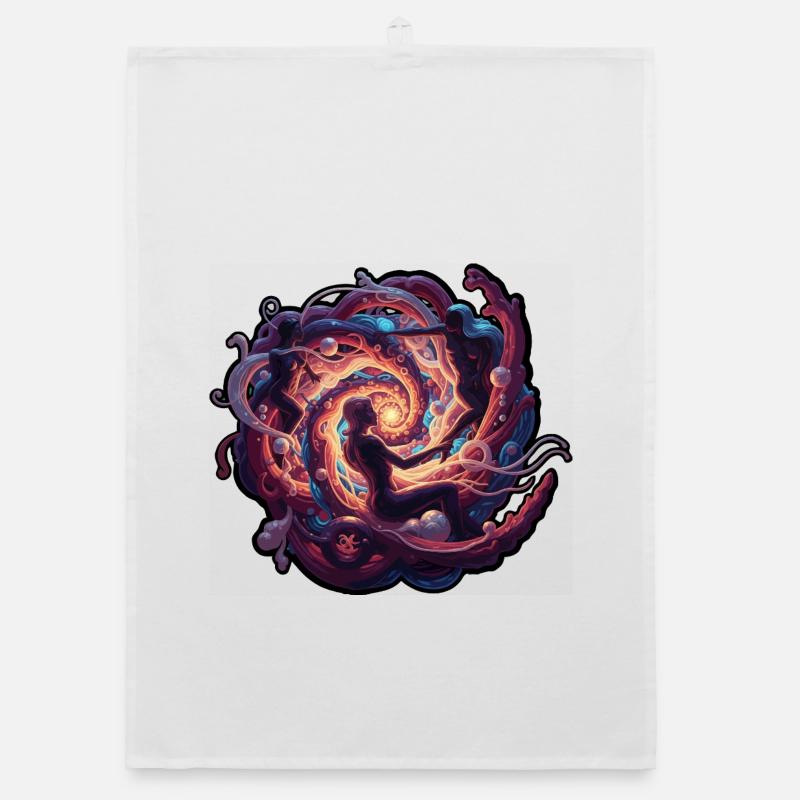 Vortex Cosmique Dansant Torchon bio