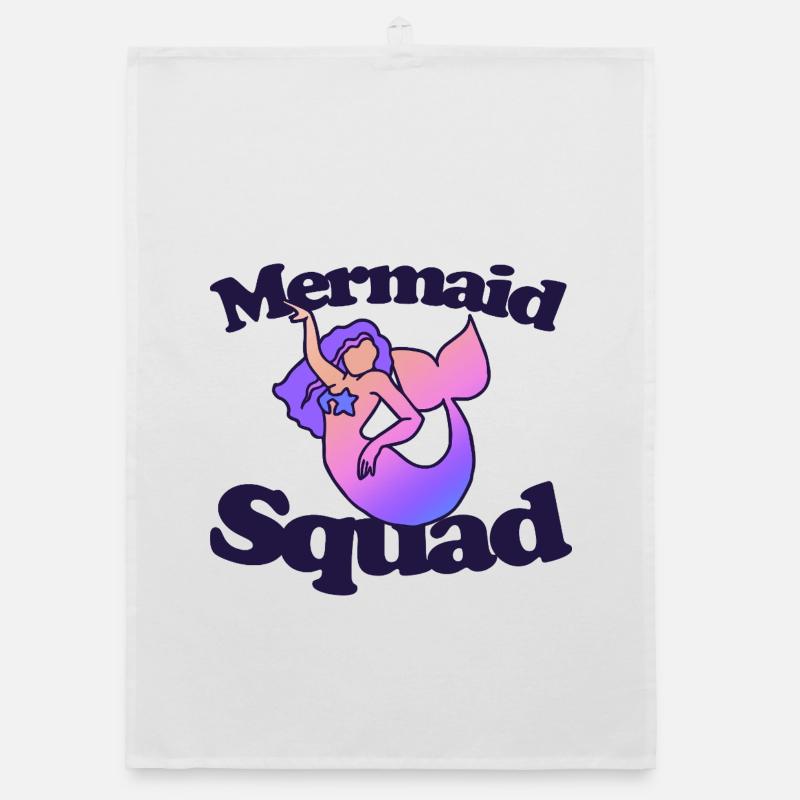 Gradient de l’Escouade des Sirènes Torchon bio