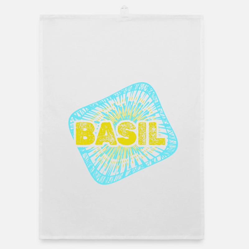 Basil als Hobby Organic Geschirrtuch