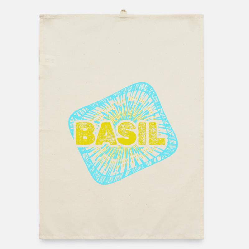 Le basilic comme passe-temps Torchon bio