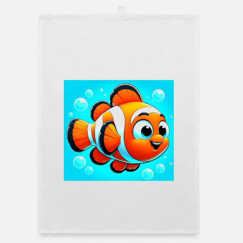 Clownfisch Organic Geschirrtuch