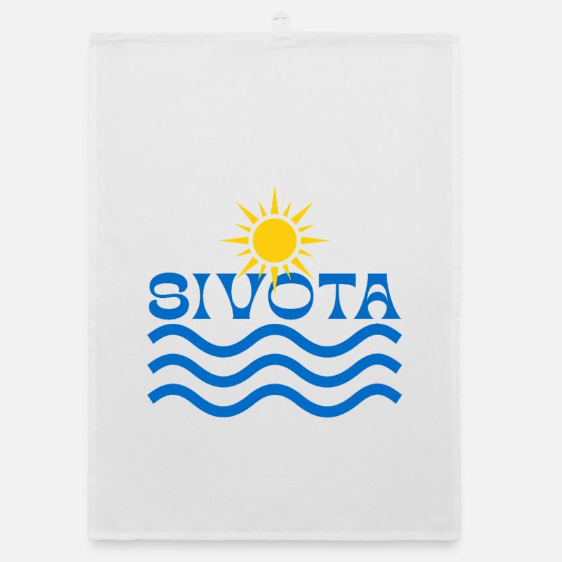 Sivota Sun Waves  Organic dish towel