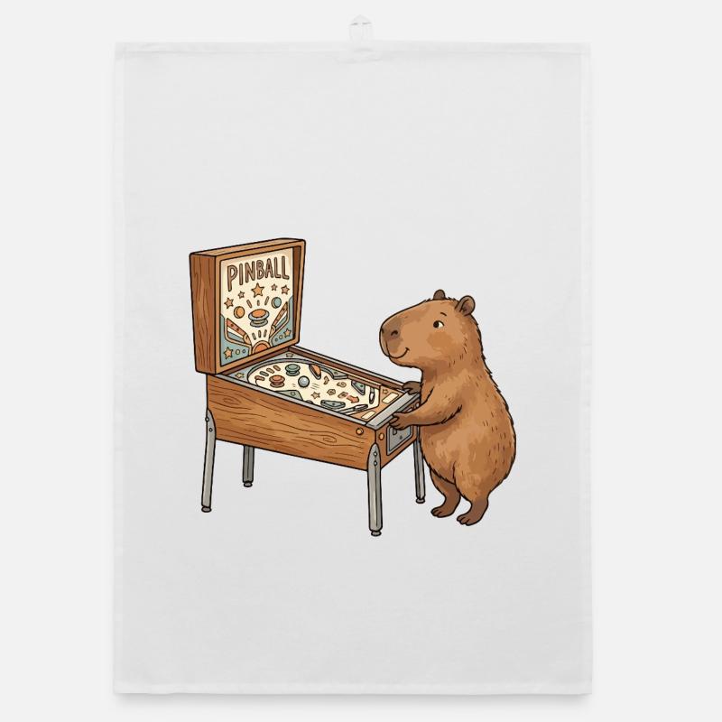 Bear à la table de flipper Torchon bio