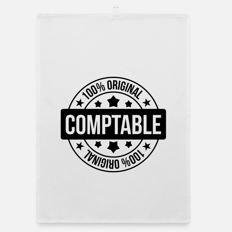 comptable / comptabilité / argent / Finance / Euro Torchon bio