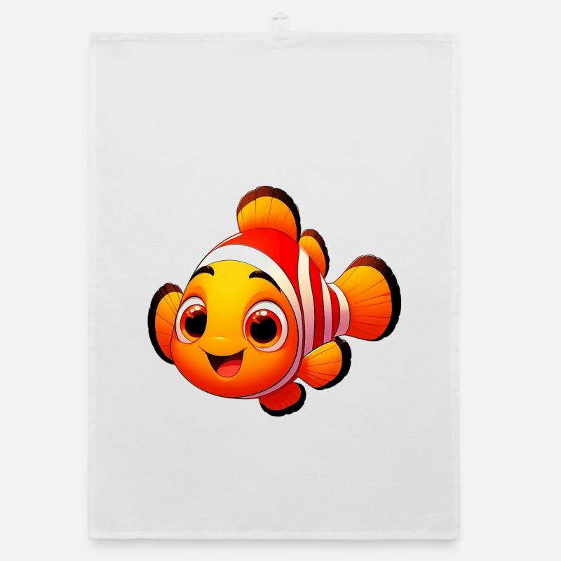 Clownfisch Organic Geschirrtuch