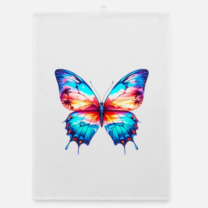 Schmetterling Organic Geschirrtuch