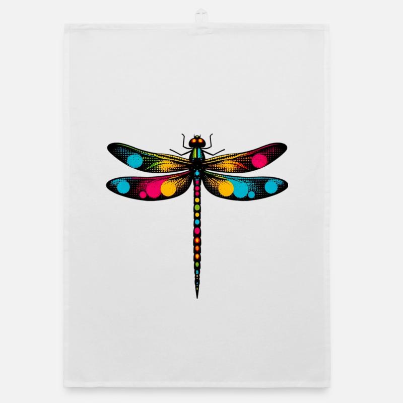 Dragonfly Organic dish towel