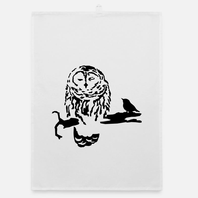 Owl Organic dish towel