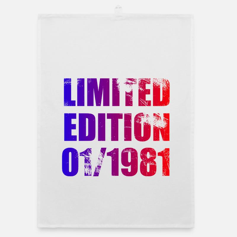 45e anniversaire Édition limitée 01/1981 Torchon bio