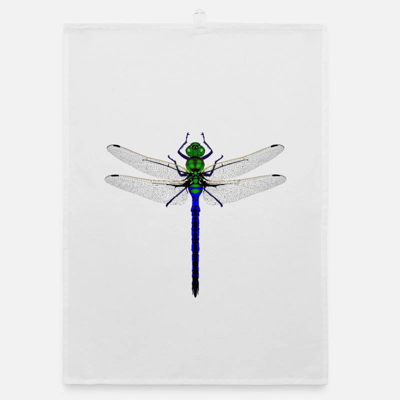 Femme de conception combinée Kybalion Libellule Néon Torchon bio