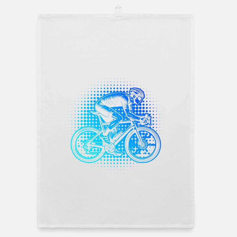 Idée cadeau pour un vélo de route avec vélo de route Torchon bio