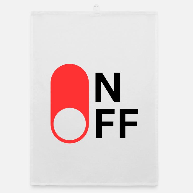 ON / OFF Modus Organic Geschirrtuch