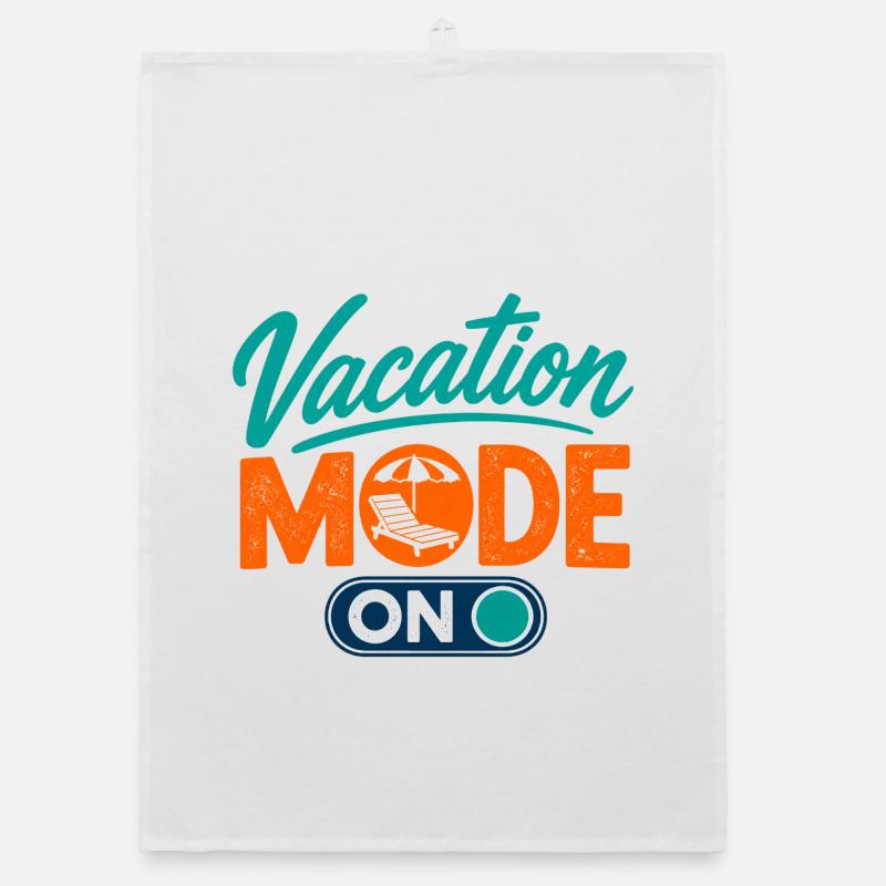 Vacation Mode ON Vacation Mode on – Summer Feeling Organic dish towel