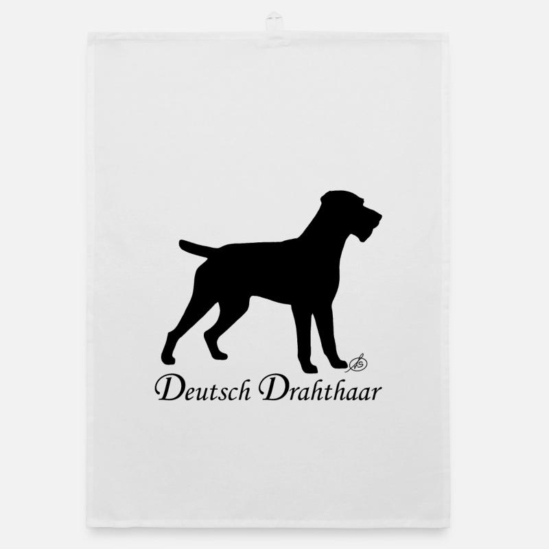 Deutsch Drahthaar Organic Geschirrtuch