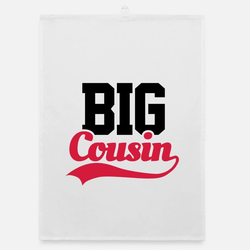 Big Cousin - Organic Geschirrtuch - Weiß