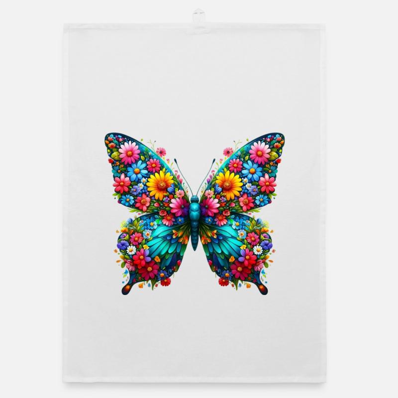 Schmetterling Organic Geschirrtuch