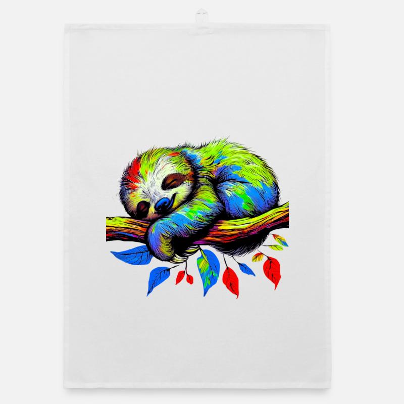 Sloth Organic dish towel