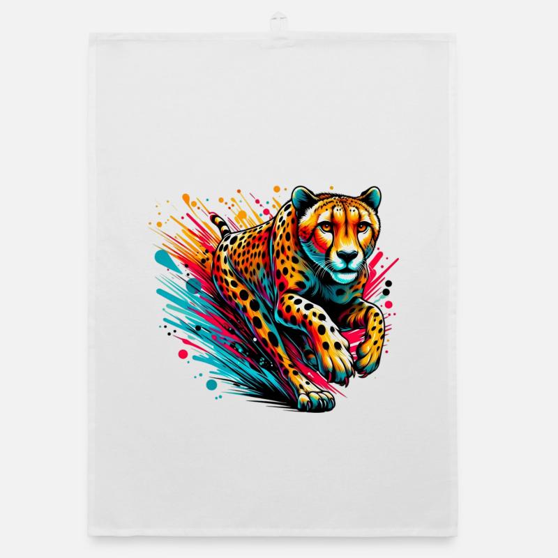 Cheetah Organic dish towel