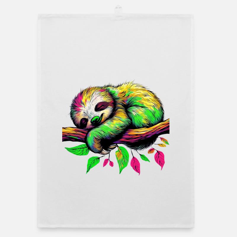 Sloth Organic dish towel