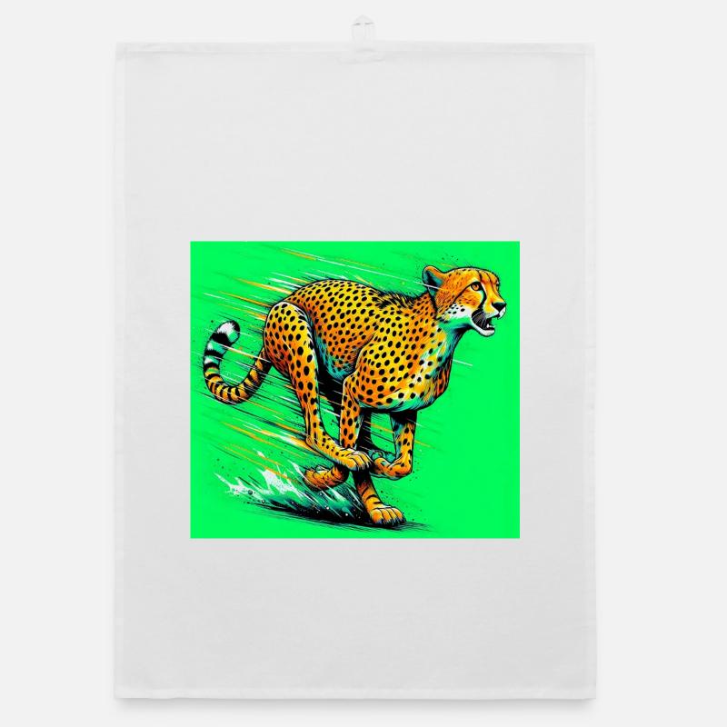 cheetah Organic dish towel