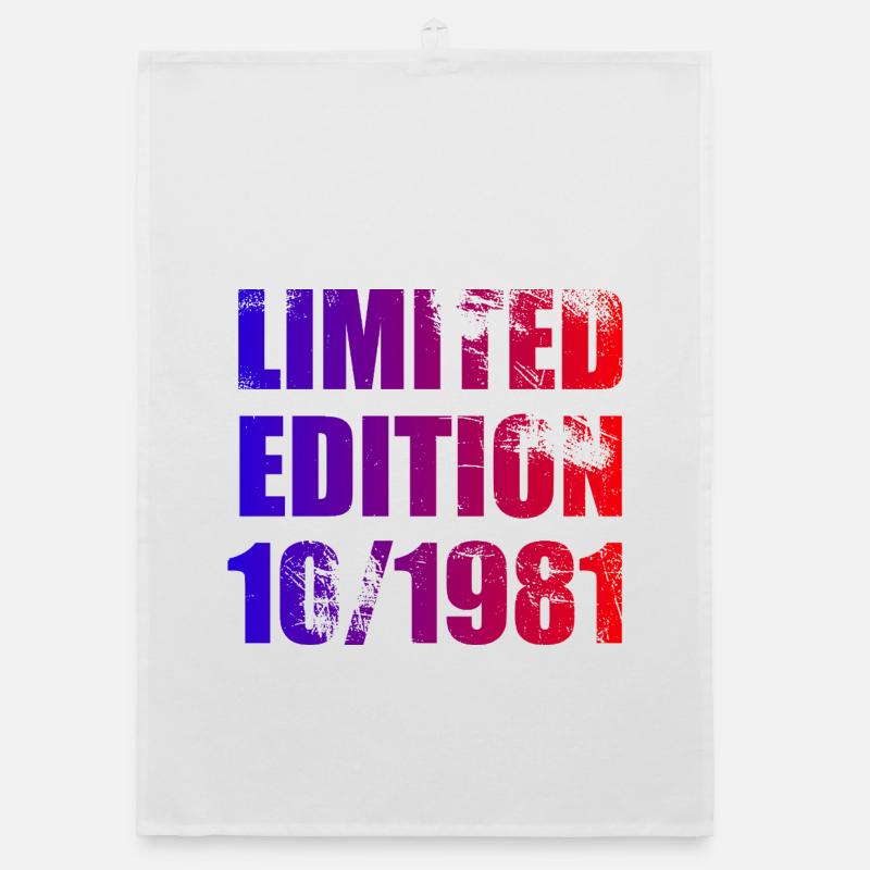 44e anniversaire Edition limitée 10/1981 Torchon bio