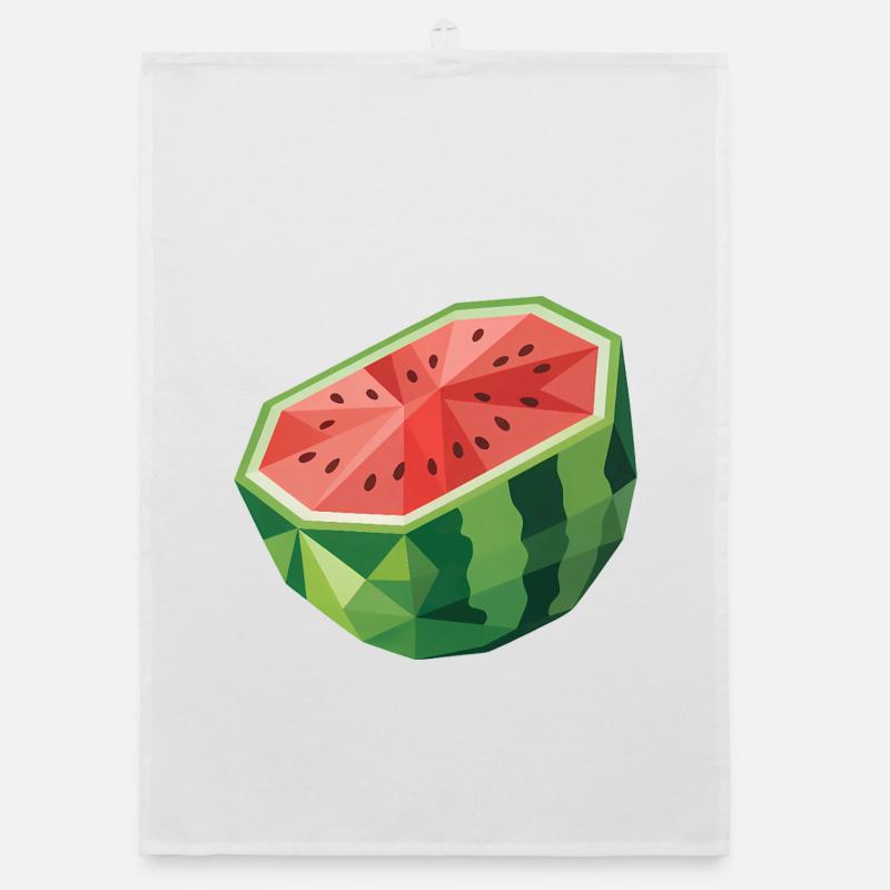 Melon - Cool Fruit Logo Torchon bio
