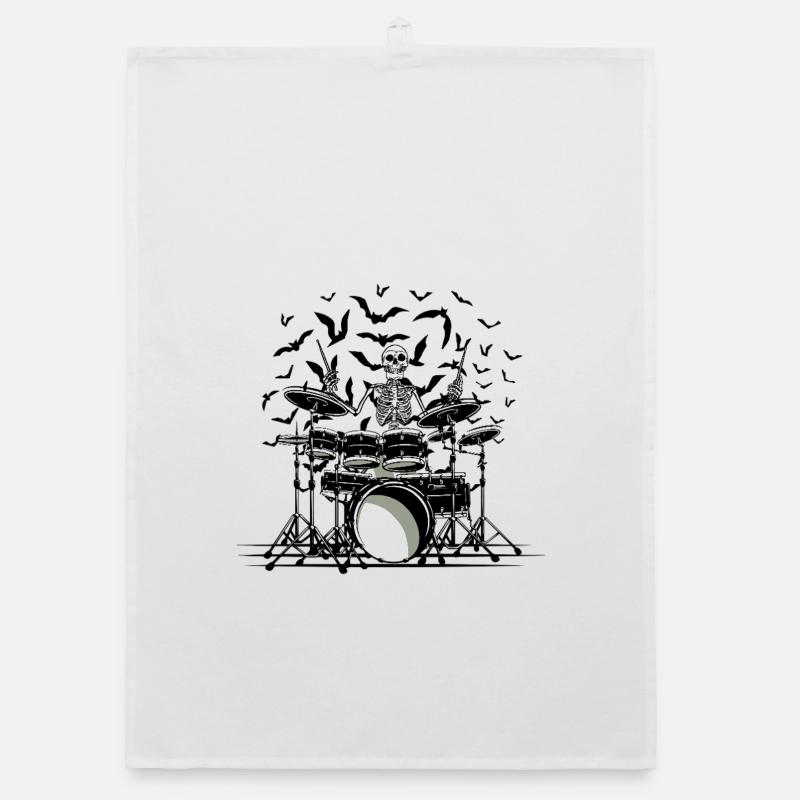Skeletal Battery Blank Organic dish towel