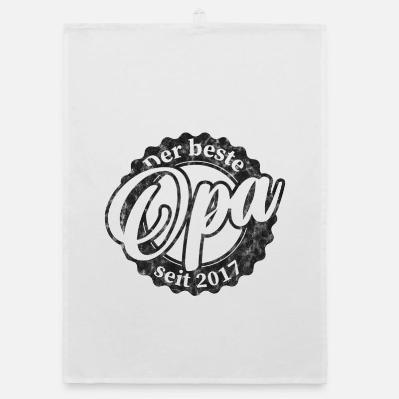 Der Beste Opa seit 2017 Organic Geschirrtuch