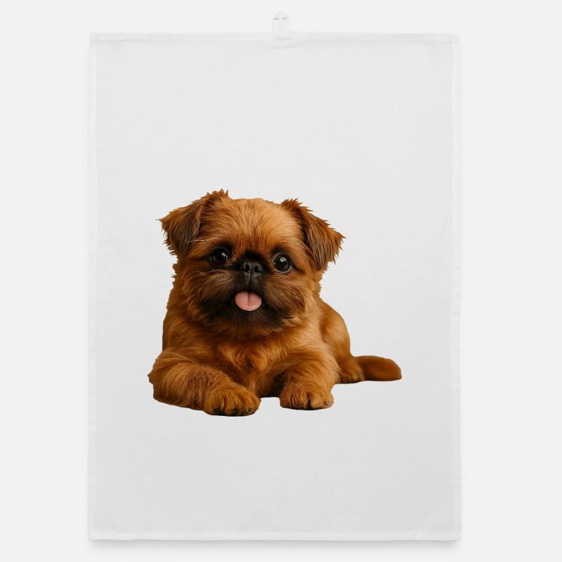 Belgian Dwarf Griffon Brussels Griffon Organic dish towel