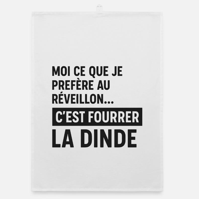 Réveillon Fourrer la Dinde Torchon bio