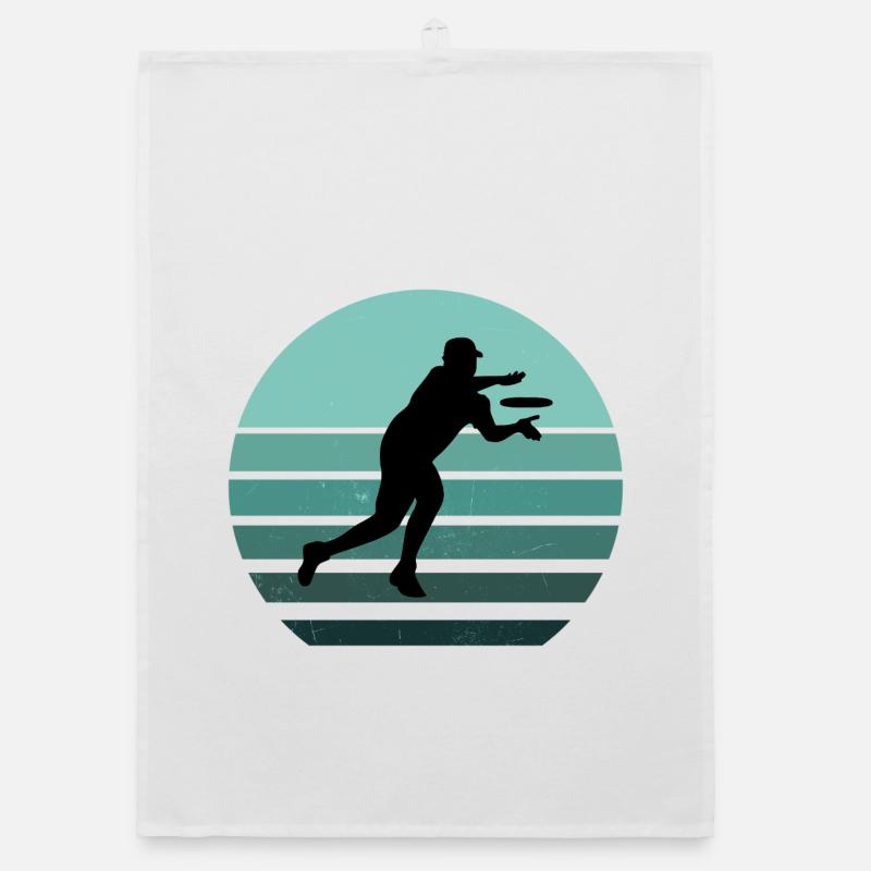 Ultimate Frisbee Reader, Retro-Stil Organic Geschirrtuch