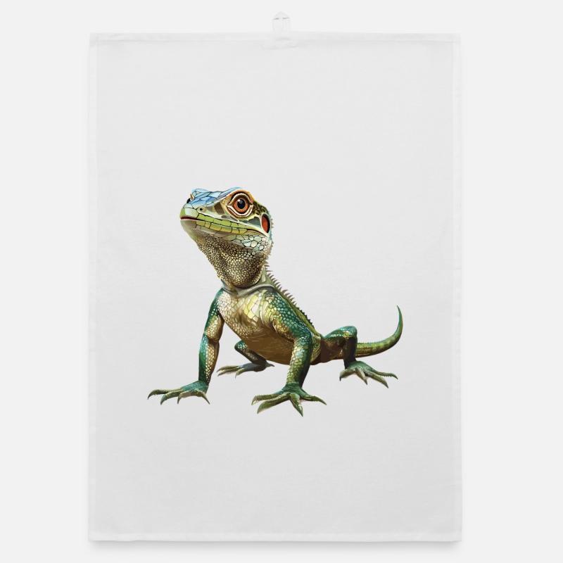 Lizards Lizard Organic dish towel