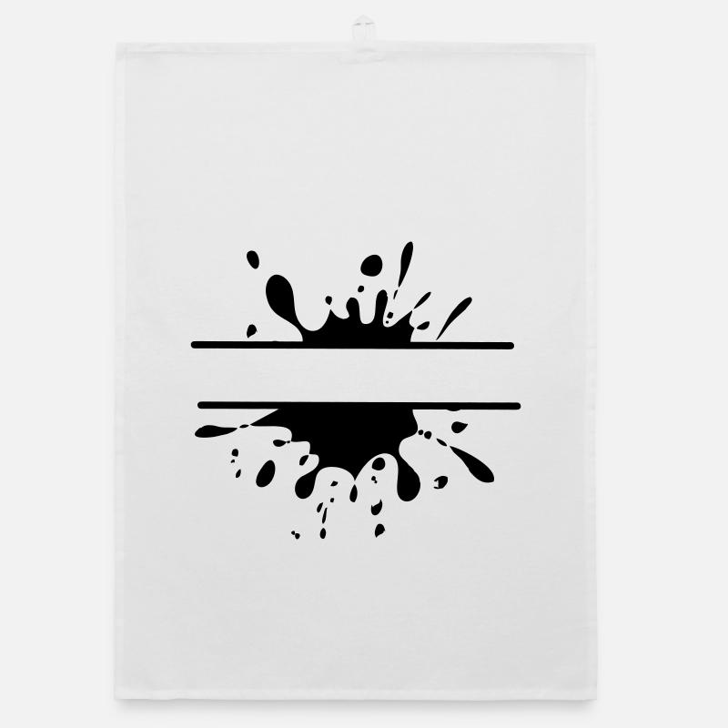 Mud Run Splash – Design personnalisable Torchon bio