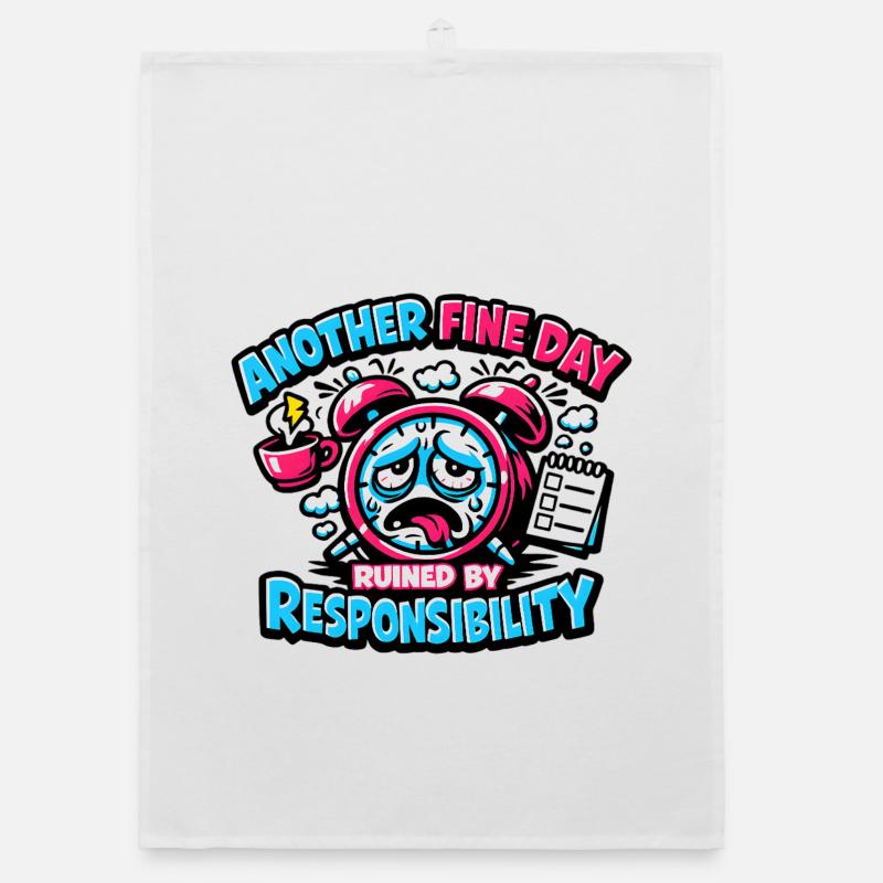 Another day plagued by responsibility Organic dish towel