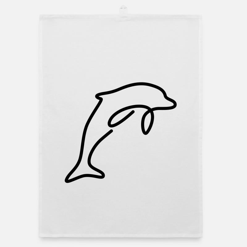 Dolphin Organic dish towel