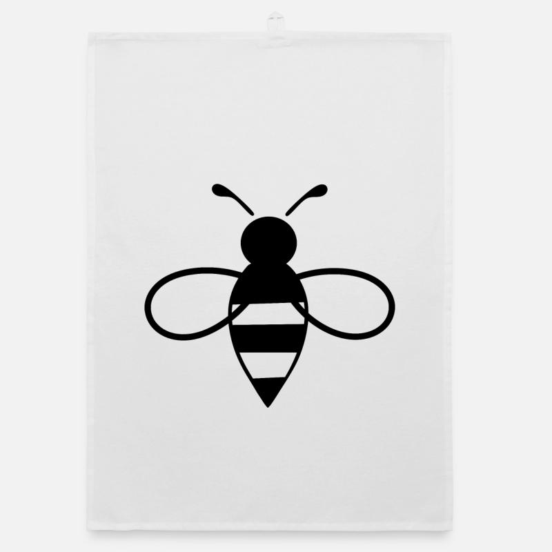 Bee black Organic dish towel