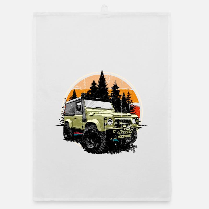 Forest Trail Defender Organic dish towel