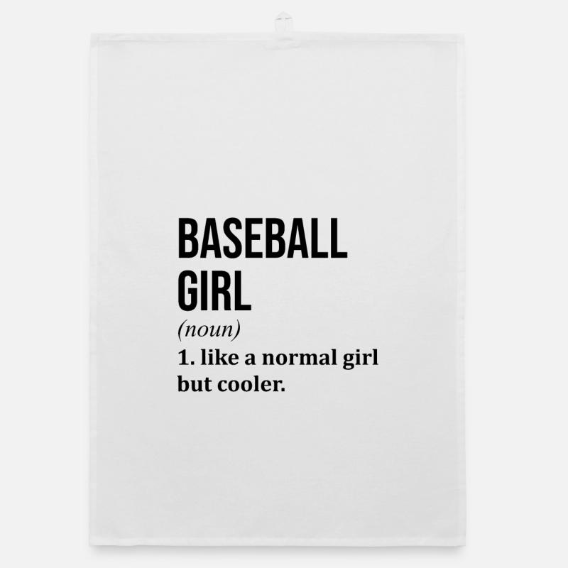 Baseball Organic Geschirrtuch