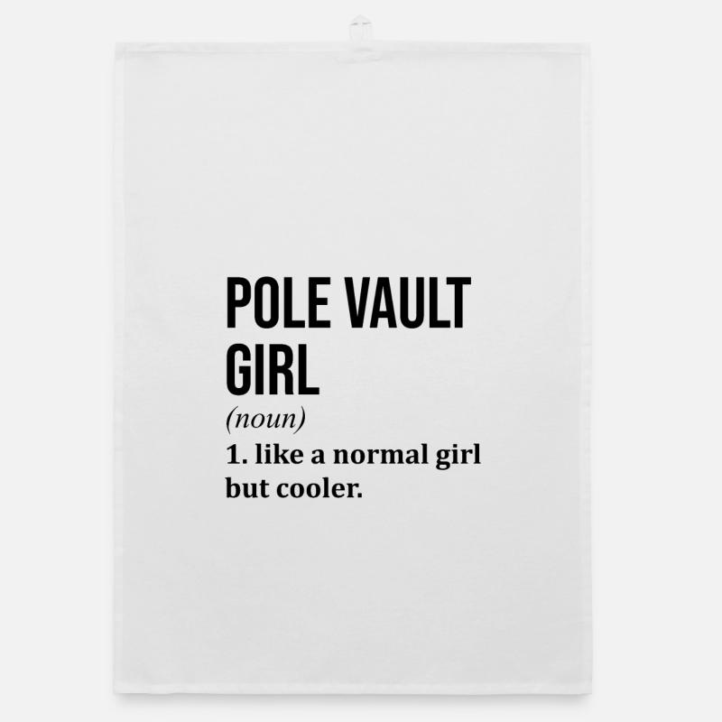 Pole Vault Organic dish towel