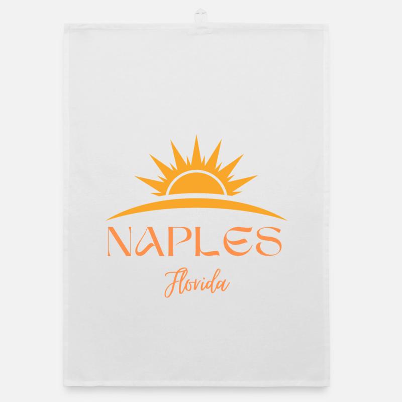 Sunrise Over Naples Florida Design Organic dish towel