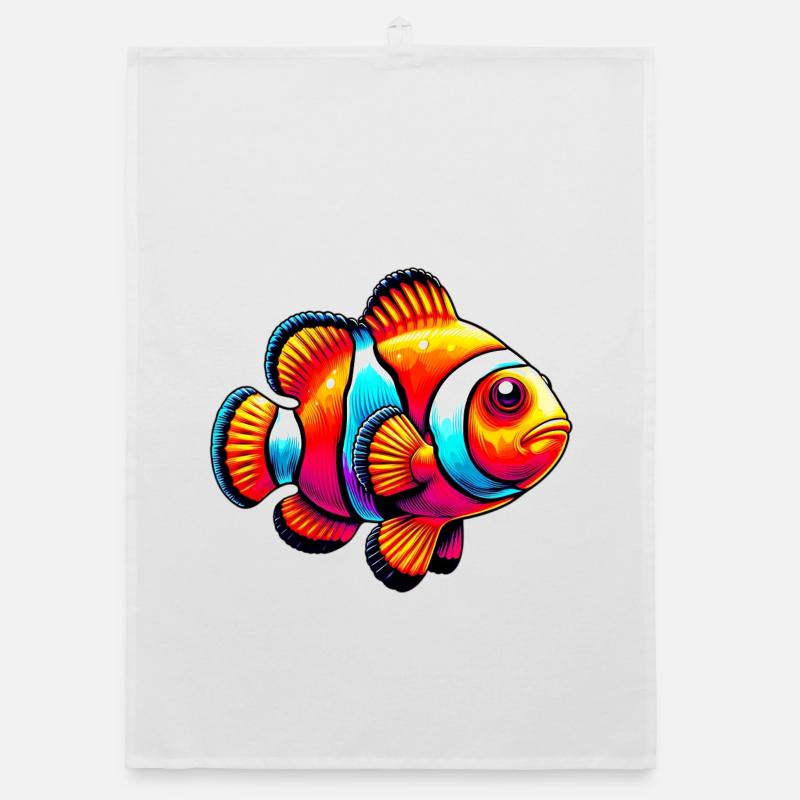 Clownfish Organic dish towel