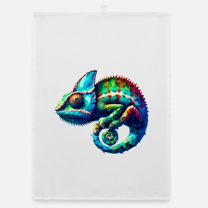 Caméléon polygonal Torchon bio