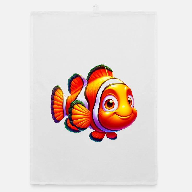 Clownfish Organic dish towel