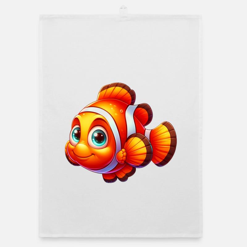 Clownfish Organic dish towel