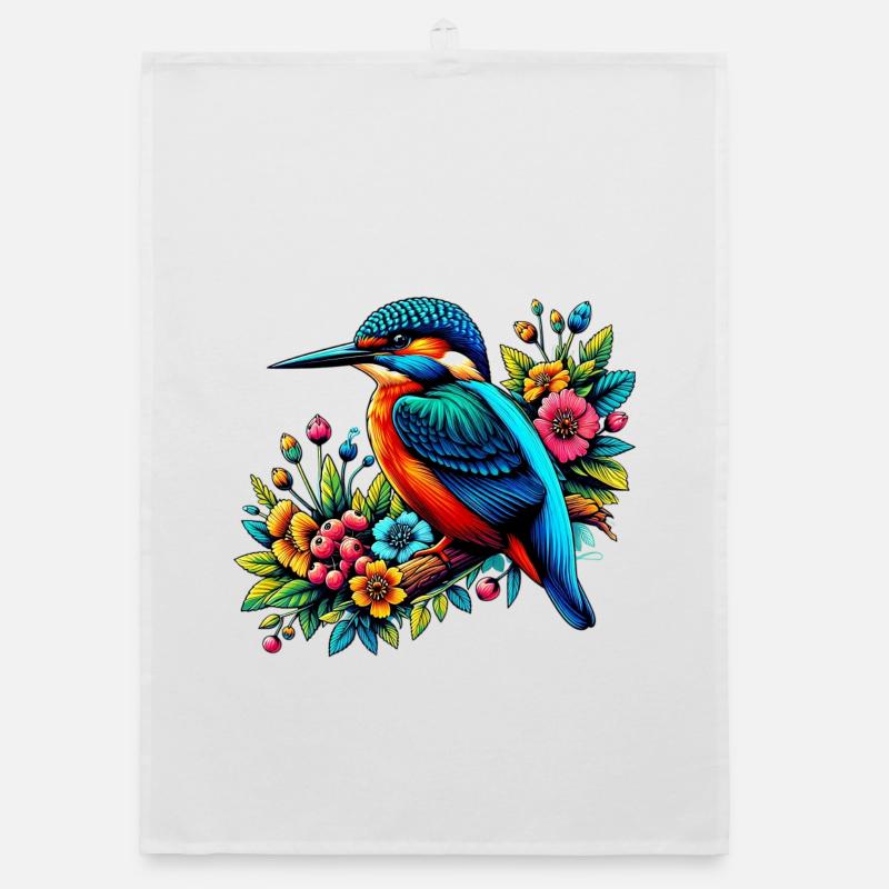 Eisvogel Organic Geschirrtuch