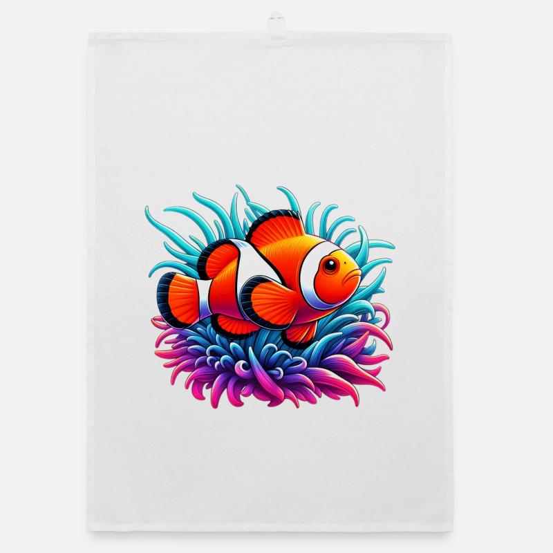 Clownfisch Organic Geschirrtuch