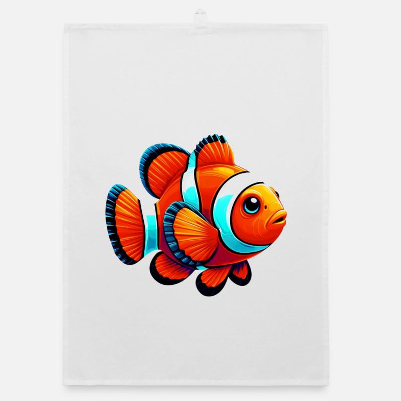 Clownfisch Organic Geschirrtuch