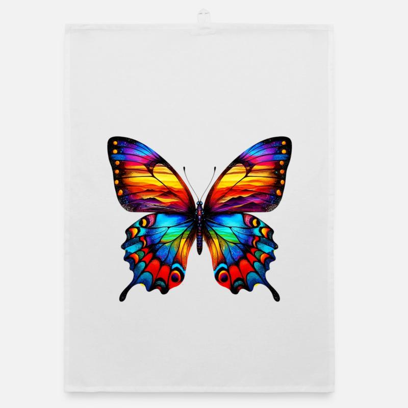 Butterfly Organic dish towel