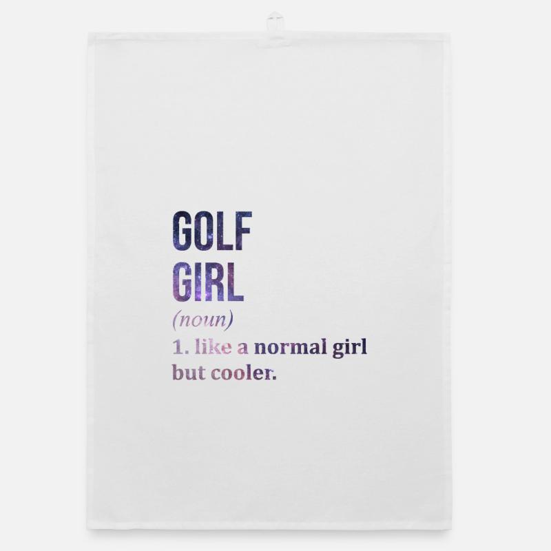 Golf Golf Golf Organic Geschirrtuch