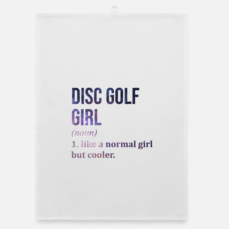 Disc Golf Organic dish towel